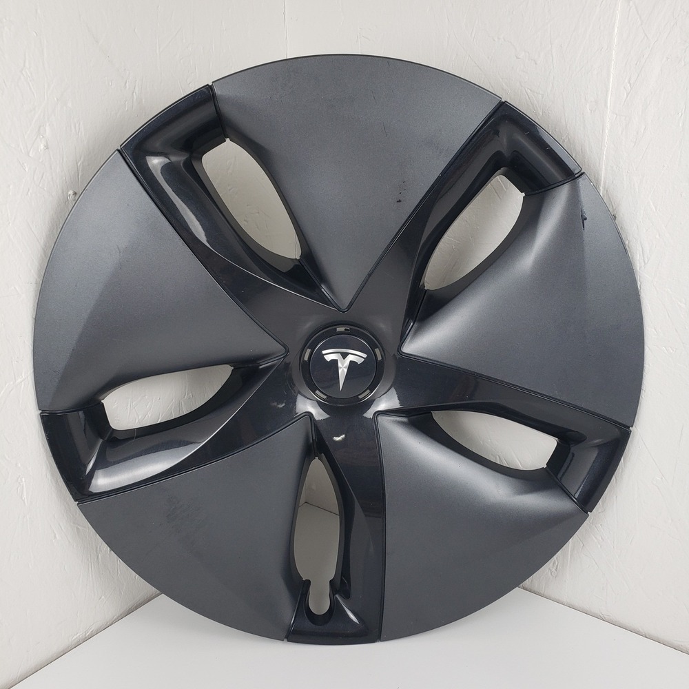 Tesla Model 3 Aero Wheel Cover 19" Hubcap Replacement Dark Grey OEM 2017-19